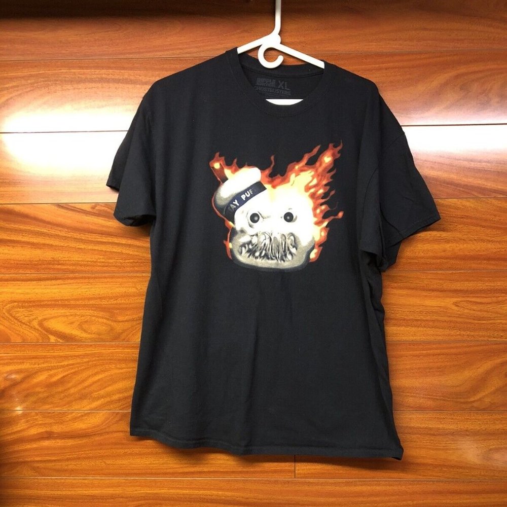 Ghostbusters Men's Stay Puft Marshmallow Man Tee Shirt Ripple Junction — Size XL